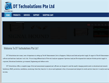 Tablet Screenshot of dttechsolutions.com